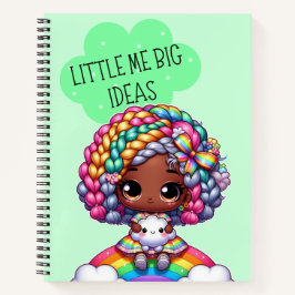 Cuaderno Little Me Big Ideas - Cute Chibi Chica Green