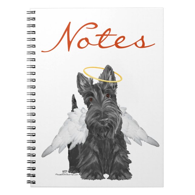 Cuaderno Little Scottie Angel (Frente)