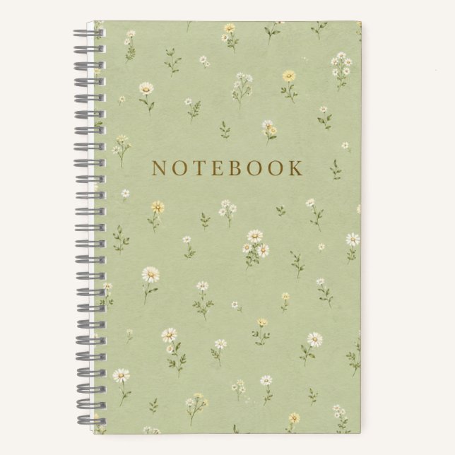 Cuaderno Little Wildflowers Notebook –  Dotted Journal (Anverso)