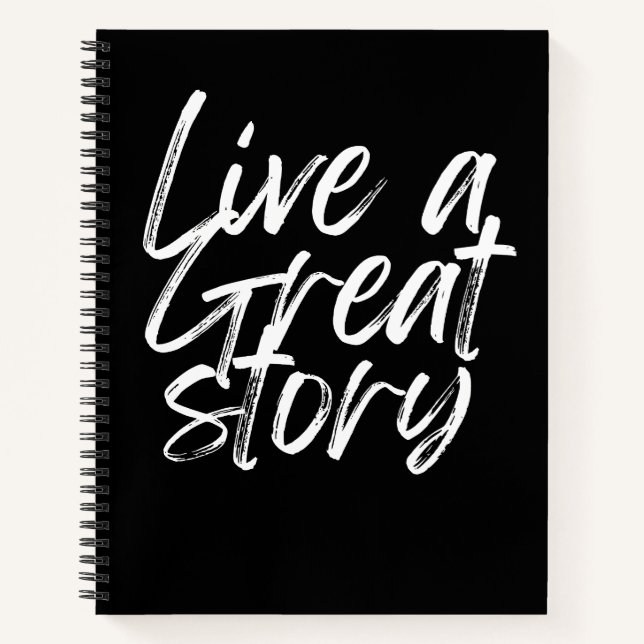 Cuaderno Live a great story / Journal (Anverso)