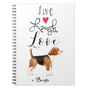 Cuaderno Live Laugh Love a Beagle Notebook