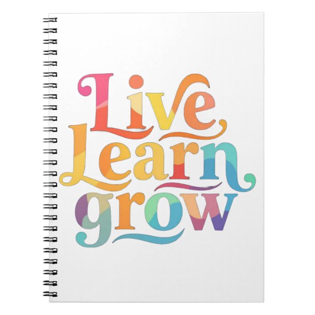 Cuaderno Live Learn Grow (Frente)