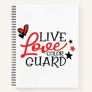 Cuaderno Live Love Colorguard