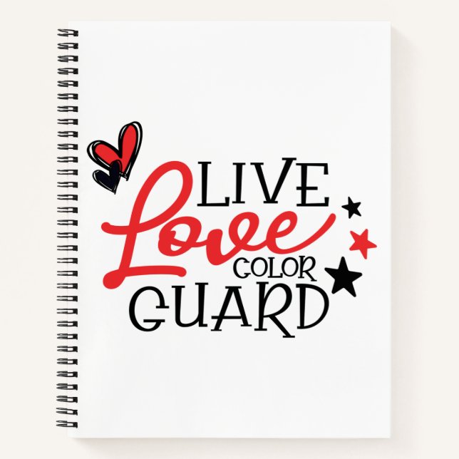 Cuaderno Live Love Colorguard (Anverso)