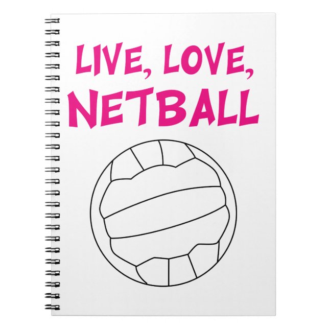 Cuaderno Live Love Netball (Frente)