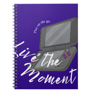 Cuaderno Live the Game: Portable Console Notebook Cover