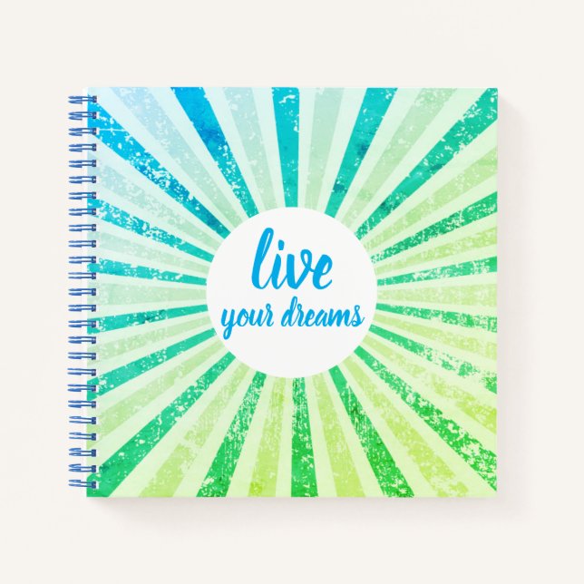 Cuaderno Live Your Dreams Journal Notebooks (Anverso)
