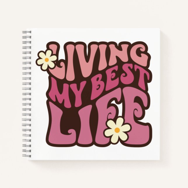 Cuaderno Living My Best Life Daisy Journal (Anverso)