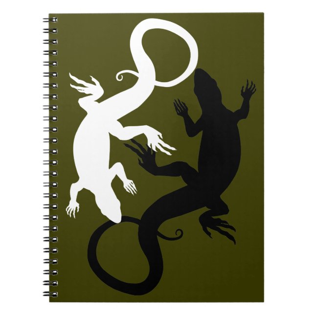 Cuaderno Lizard Art Notebook Reptile Art Journal Book (Frente)