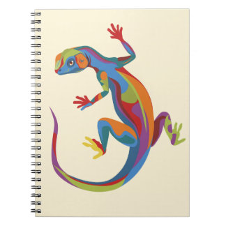 Cuaderno Lizard pintado