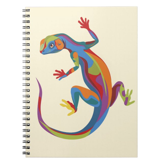 Cuaderno Lizard pintado (Frente)