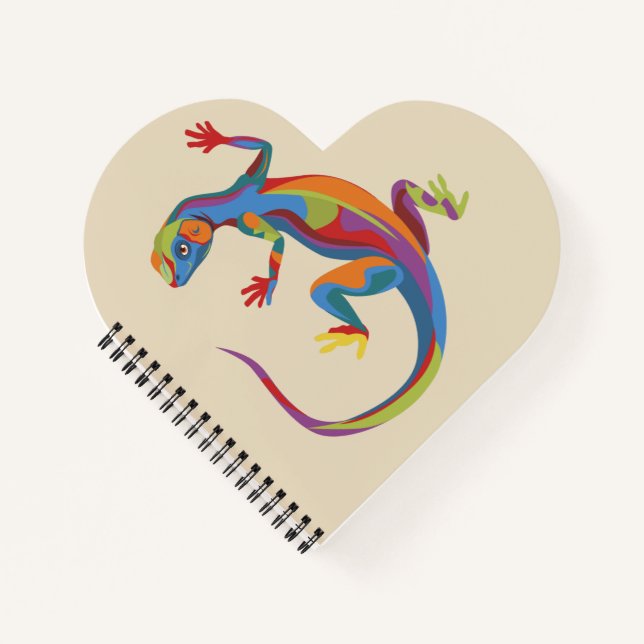 Cuaderno Lizard pintado (Anverso)