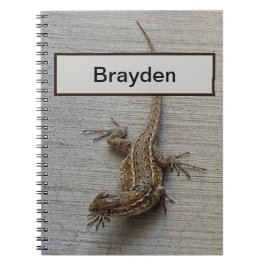 Cuaderno Lizard salvaje personalizado