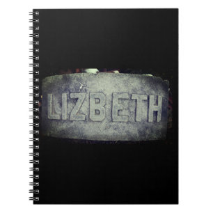 Cuaderno Lizzie Borden Grave Marker - río otoño, MAMÁES