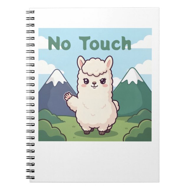 Cuaderno Llama Adorable  (Frente)