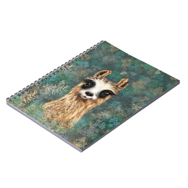 Cuaderno Llama de bebé curiosa - Cuta - (Lado Izquierdo)