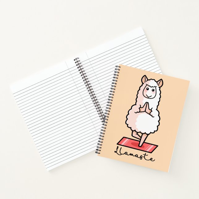 Cuaderno Llama de yoga - Llamaste (Interior)