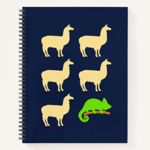 Cuaderno Llama Llama Llama Llama Chameleon
