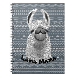 Cuaderno Llama mamá personalizada
