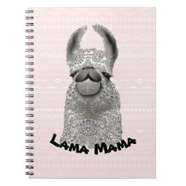 Cuaderno Llama mamá personalizada