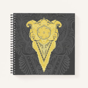 Cuaderno Llama Ornamental Dorada