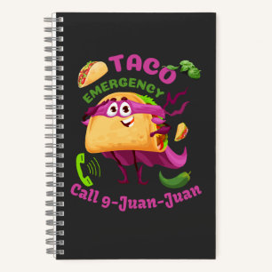 Cuaderno Llamada de emergencia contra el Taco 9 Juan
