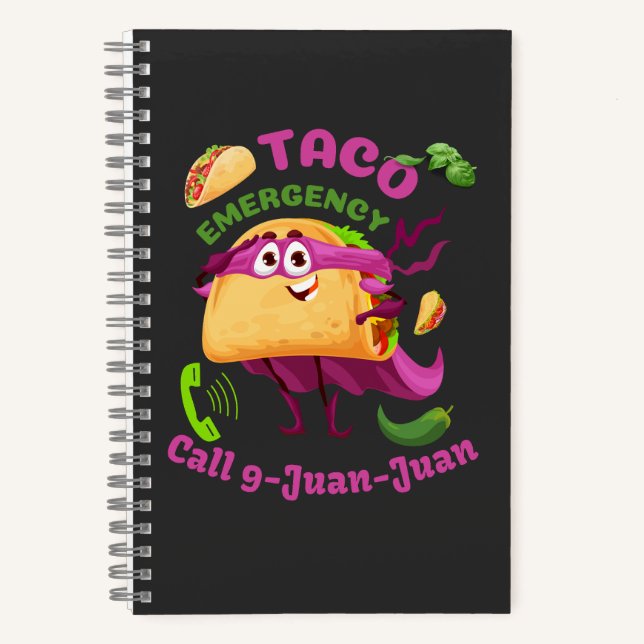 Cuaderno Llamada de emergencia contra el Taco 9 Juan (Anverso)