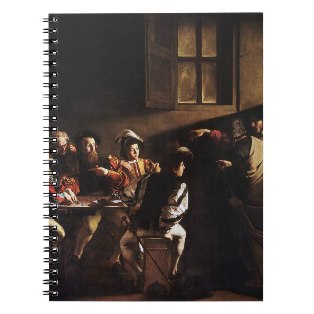 Cuaderno Llamada De San Mateo Por Caravaggio (Frente)