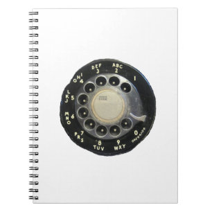 Cuaderno Llamada telefónica de Rotary antigua
