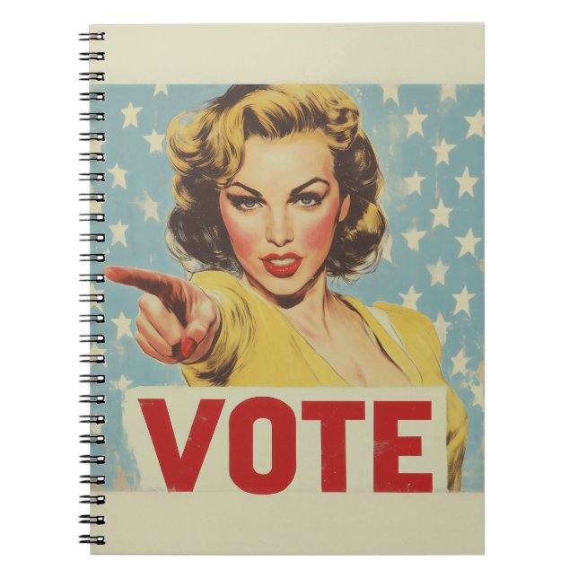 Cuaderno Llamado Patriótico a la Acción: ¡Vota! (Frente)