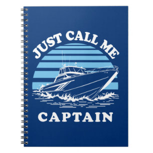 Cuaderno Llámame simplemente Capitán   Frase de Marinero