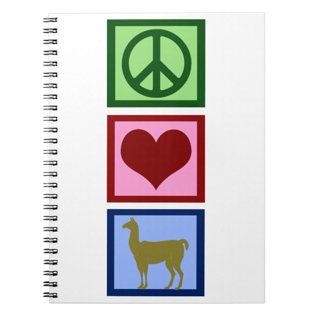Cuaderno Llamas de amor por la paz (Frente)