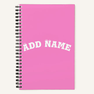 Cuaderno Llanura sólida Taffy Baby Pink