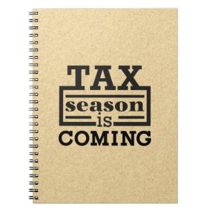 Cuaderno Llega la temporada de impuestos