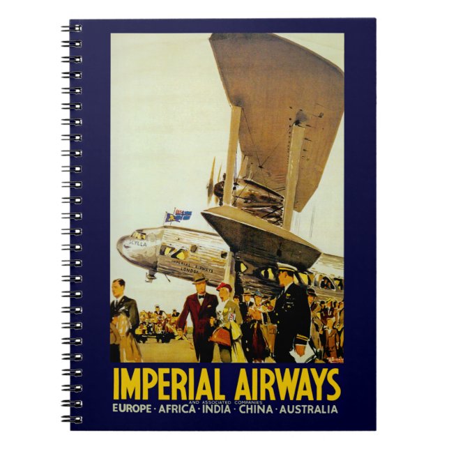 Cuaderno Llegada de Imperial Airways (Frente)