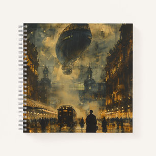 Cuaderno Llegada nocturna - Escenario de Steampunk Street