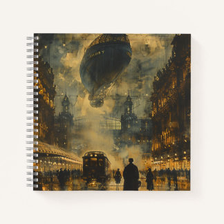 Cuaderno Llegada nocturna - Escenario de Steampunk Street