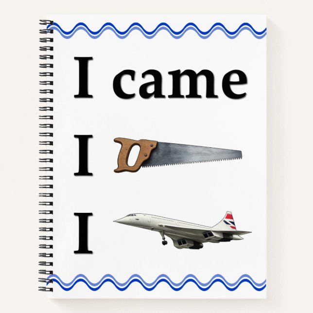 Cuaderno Llegué, Vi, Yo… (Anverso)