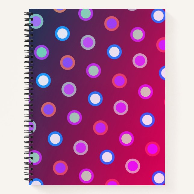Cuaderno Lleno de Fantasía con Lunares (Anverso)