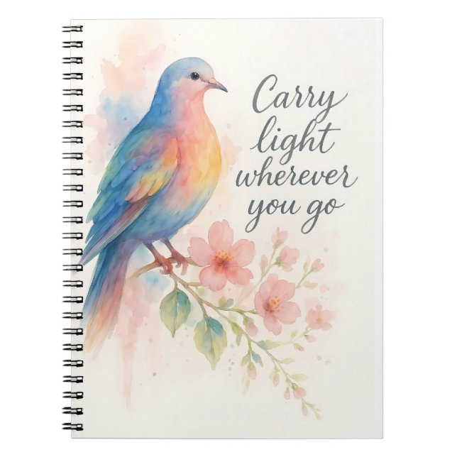 Cuaderno Lleva Luz a Dondequiera que Vayas (Frente)