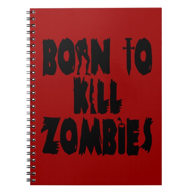Cuaderno Llevado matar a zombis (Frente)