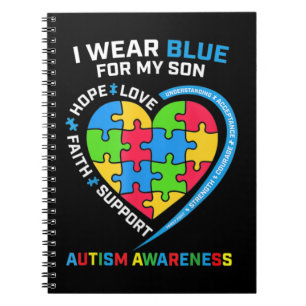 Cuaderno Llevo Azul Para Mi Hijo Regalos De Concienciación 