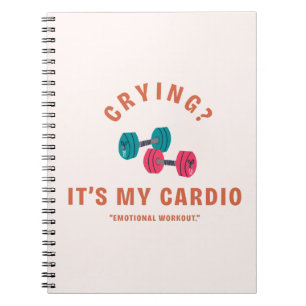 Cuaderno ¿Llorar? Es mi cardio - Entrenamiento emocional