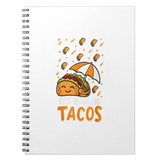 Cuaderno Llueve Tacos Taco Mexicano Pronóstico de Martes P
