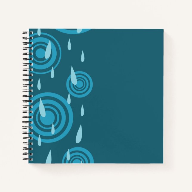 Cuaderno Lluvia azul (Anverso)