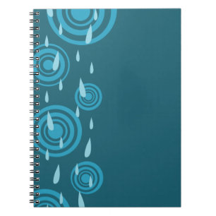 Cuaderno Lluvia azul
