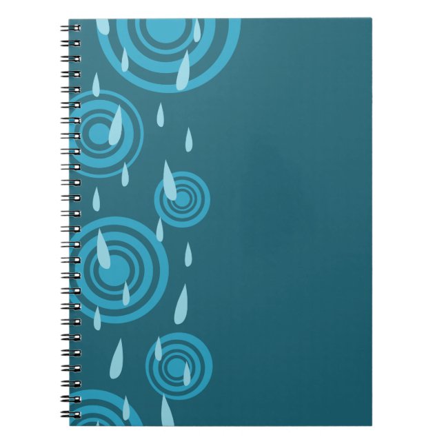 Cuaderno Lluvia azul (Frente)