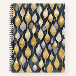 Cuaderno Lluvia de Oro y Plata