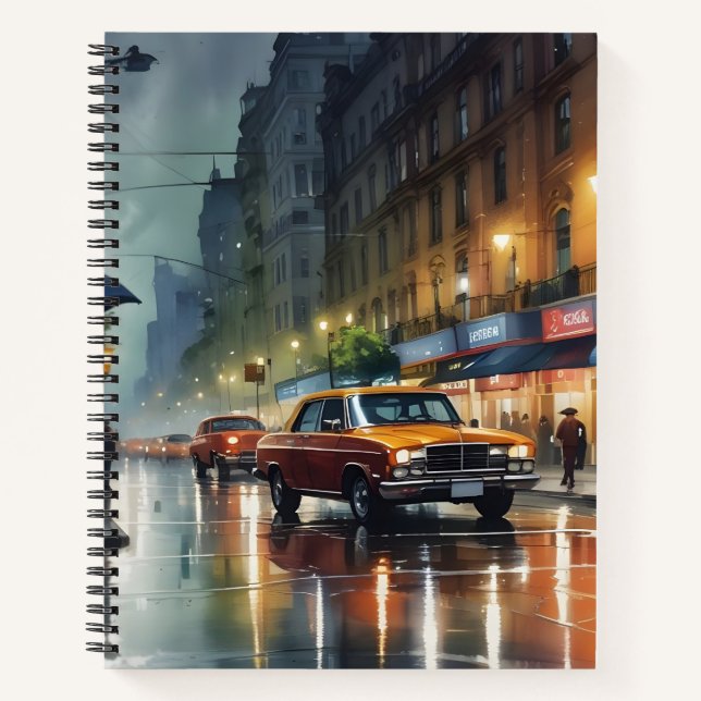 Cuaderno Lluvia en la Ciudad (Anverso)