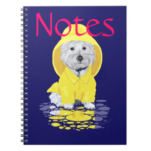 Cuaderno Lluvias de Abril del perro Westie